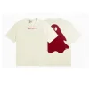 Premium Burberry Kurzarm Rotes Logo Luxus