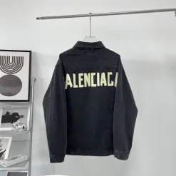 Luxus Balenciaga Jeans Gelb Denim Washed Luxury