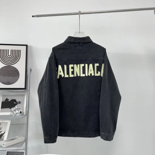 Luxus Balenciaga Jeans Gelb Denim Washed Luxury