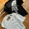 Premium The North Face Kurzarm Weiß Baumwolle Logo Luxus