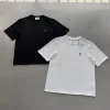 Premium Ami Kurzarm Rot Bestickter Stil