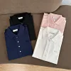 Hochwertiges Lacoste Kurzarmshirt im elfenbeinfarbenen Washed-Stil