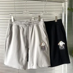 Hochwertige Loewe Shorts Schwarz Klassischer Stil