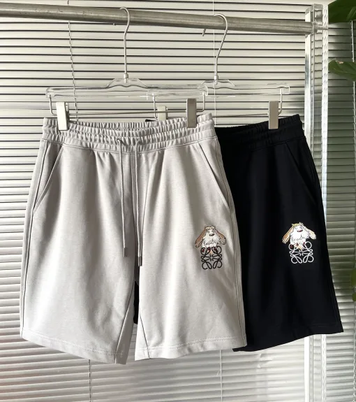 Hochwertige Loewe Shorts Schwarz Klassischer Stil