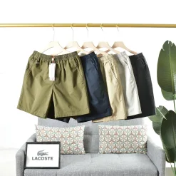 Hochwertige Lacoste Shorts Khaki Baumwolle Casual Style
