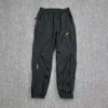 Luxus Nike Cropped Pants Blau Nylon Atmungsaktiv Luxus