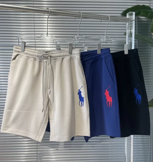 Hochwertige Ralph Lauren Shorts in Schwarz aus Baumwolle im Logo-Stil