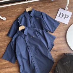 Balenciaga-Kollektion mit kurzen Ärmeln in Premiumqualität aus goldener Baumwolle in Übergröße