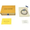 Hochwertiges Louis Vuitton Armband im silbernen Logo-Stil