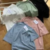 Premium Acne Studios Kurzarm Schwarz Baumwolle Logo Luxus