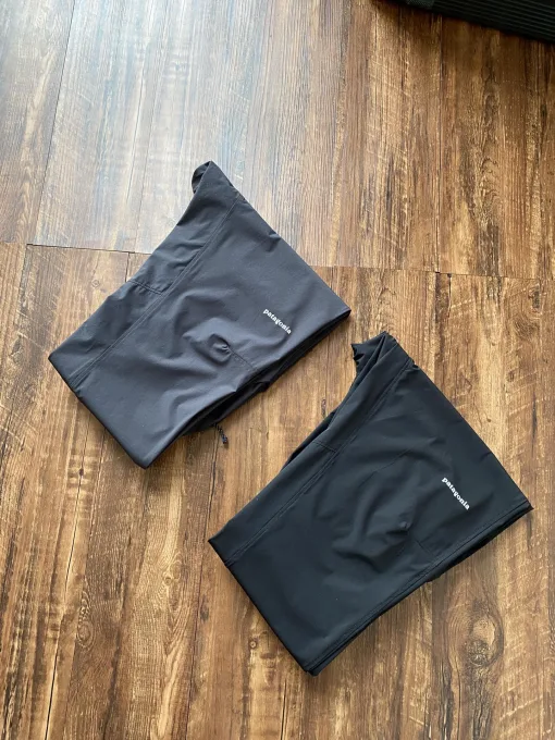 Premium Qualität Patagonia Cropped Pants Schwarzes Logo Luxus