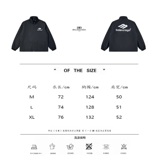 Luxus Balenciaga Mäntel Schwarz Polyester Luxus