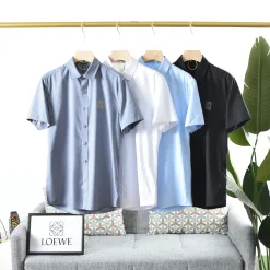 Hochwertige Loewe Kurzarm Black Solid Kollektion