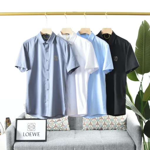 Hochwertige Loewe Kurzarm Black Solid Kollektion