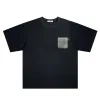 Hochwertiger Loewe Kurzarm Schwarz Baumwolle Patchwork Stil
