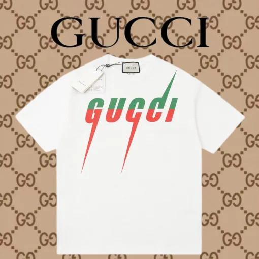 Hochwertige Gucci Kurzarm Baumwolle Klassischer Stil