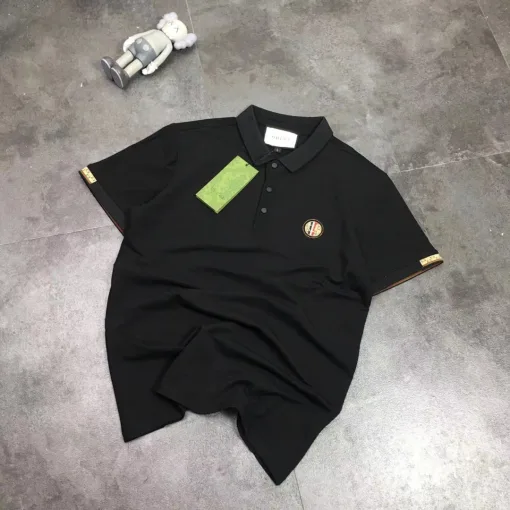 Luxus Gucci T-Shirts Schwarz Casual Style