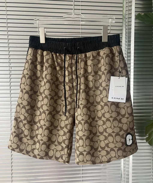 Luxus-Coach-Shorts aus Baumwolle, klassischer Luxus