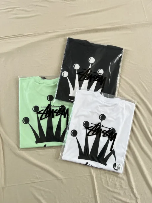 Hochwertiger Express Kurzarm Schwarz Baumwolle Streetwear Style