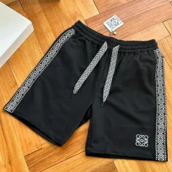Luxus Loewe Shorts Schwarz Casual Luxury