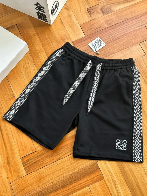 Luxus Loewe Shorts Schwarz Casual Luxury