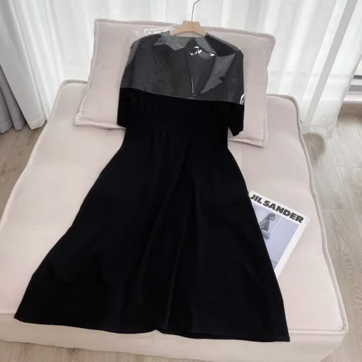 Premium Cos T-Shirts Schwarz Baumwolle Elegant Luxus