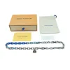 Premium Louis Vuitton Halskette Silber Monogramm Kollektion