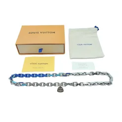 Premium Louis Vuitton Halskette Silber Monogramm Kollektion