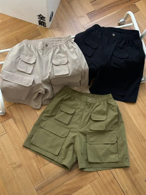 Premium Qualität The North Face Shorts Lila Nylon Luxus