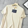 Hochwertiges Prada-Shirt mit kurzen Ärmeln und roter Stickerei