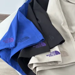Bestseller The North Face Shorts Lila Nylon Logo Luxus