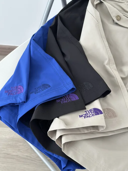 Bestseller The North Face Shorts Lila Nylon Logo Luxus
