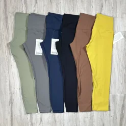 Hochwertige Lululemon Leggings in Schwarz, atmungsaktiver Stil
