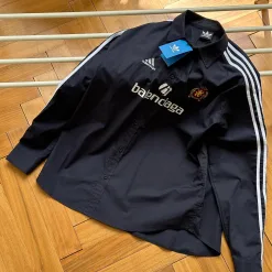 Meistverkaufte Balenciaga Langarm-Baumwoll-Logo-Kollektion