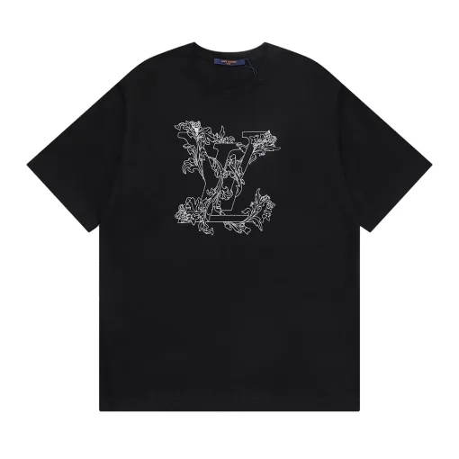 Premium Louis Vuitton Kurzarm Logo Luxus