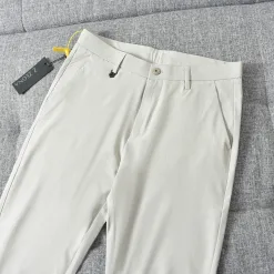 Premium Zegna Casual Hose Beige Seide Casual Luxury