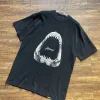 Premium Qualität Fossil Kurzarm Schwarz Baumwolle Print Stil