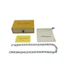 Premium Louis Vuitton Halskette Silber Monogramm Kollektion