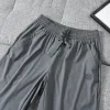 Hochwertige Zegna Shorts Schwarz Nylon Solid Style