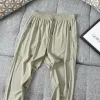 Luxus Armani Casual Hose Khaki Seide Casual Kollektion