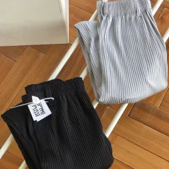 Bestseller Issey Miyake Hose Schwarze Polyester Kollektion