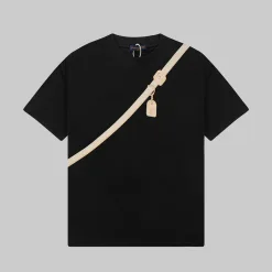 Hochwertige Louis Vuitton Kurzarm-Kollektion in Schwarzwäsche