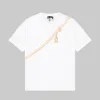 Premium Louis Vuitton Kurzarm Weiß gewaschen Luxus