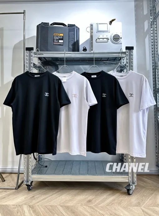 Premium Chanel Kurzarm Eleganter Stil