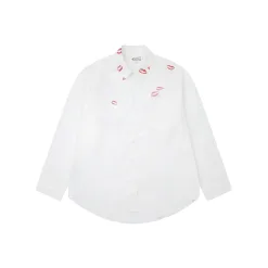 Bestseller Margiela Hemd Rot Oversized Style