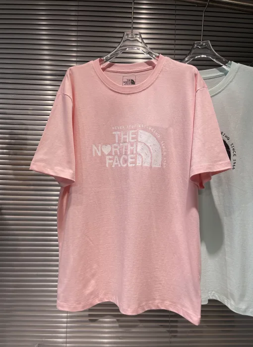 Hochwertiger The North Face Kurzarm-Stil aus weißer Baumwolle mit atmungsaktivem