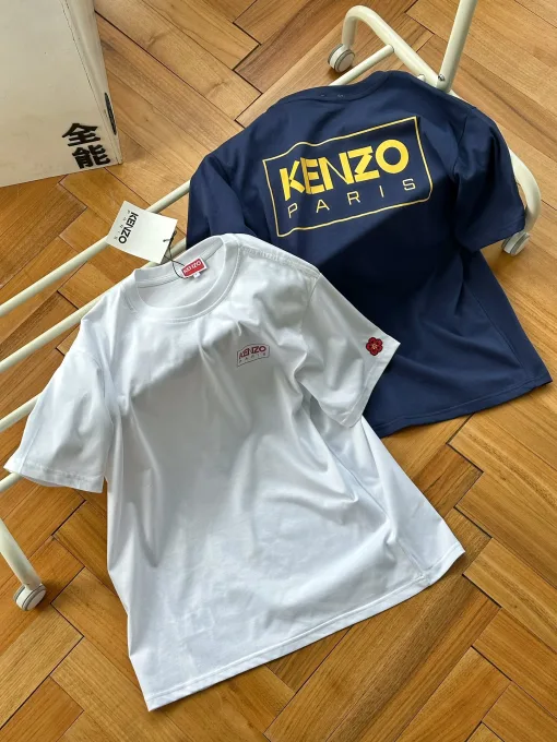 Bestseller: Kenzo Kurzarm-Logo im Marineblau