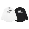 Premium Balenciaga Shirt Schwarze Logo-Kollektion