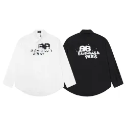 Premium Balenciaga Shirt Schwarze Logo-Kollektion