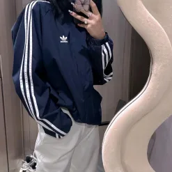 Hochwertige Adidas Jacken Navy Stripe Kollektion